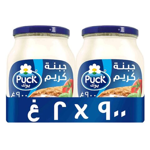 Buy Puck White Cream Cheese (Analogue) 900g  2 in Saudi Arabia