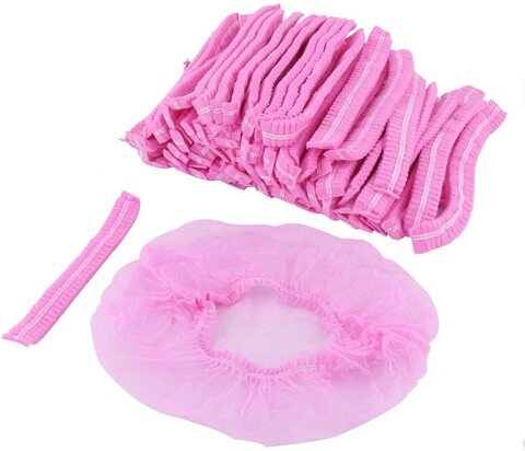 Buy Beautyu&Me 1 Pack (100Pcs) Disposable Non Woven Makeup Spa Shower Cover  Caps Hairnet Microblading Hair Caps Hot Pink Online - Shop Home & Garden on  Carrefour UAE