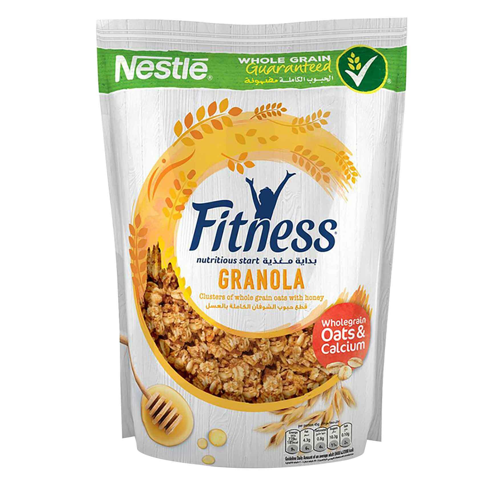 Buy Nestle Fitness Granola And Honey Cereal Oats 450g Online Shop Food Cupboard on Carrefour UAE