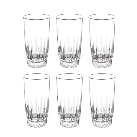 RK GLAMOUR HI BALL GLASS, RKG006, 6 PCS SET,  350ML