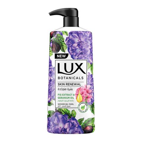 Buy Lux Botanicals Skin Renewal Fig Extract And Geranium Oil Shower Gel 700ml in Saudi Arabia