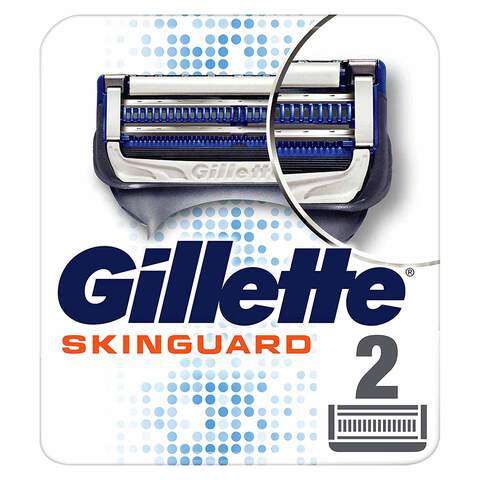 Buy Gillette Skin Guard Sensitive Blades Refill - 2 Pieces in Egypt