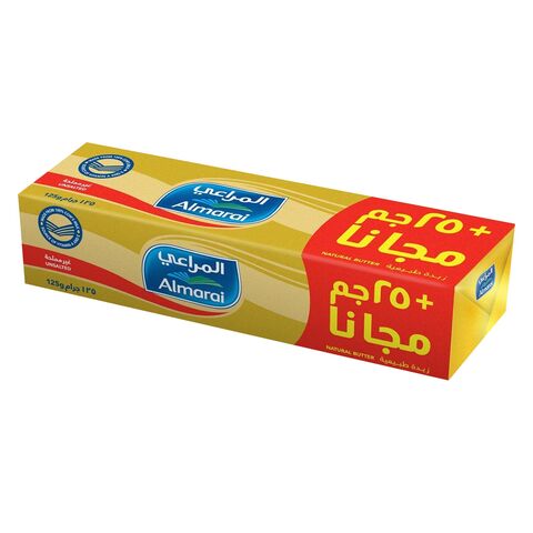 Almarai Unsalted Natural Butter 125g price in Kuwait | Carrefour Kuwait ...
