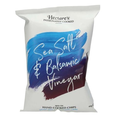 Hectare&#39;s Sea Salt And Balsamic Vinegar Hand Cooked Potato Chips 40g