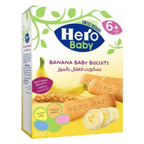 Hero Baby Banana Biscuits 180g