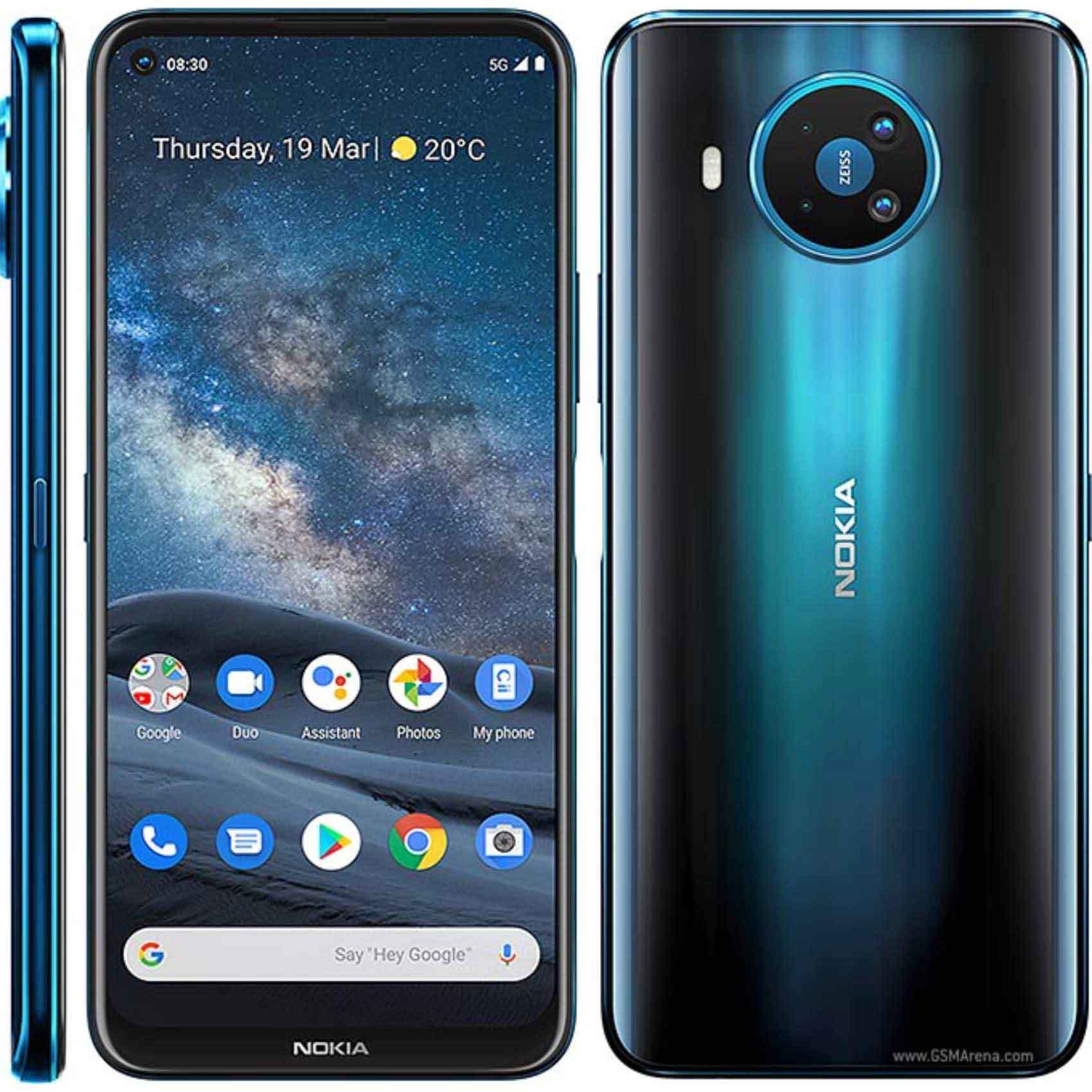 Nokia 8 3 8gb Ram 128gb Daul Sim 5g Blue Gobazzar Uae