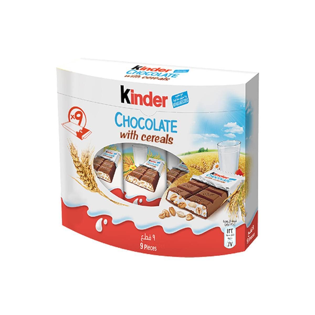 Cereal Chocolate Bars Kinder Country X9