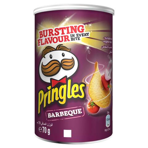 Buy Pringles Barbeque Snack 70g Online - Shop Food Cupboard on ...