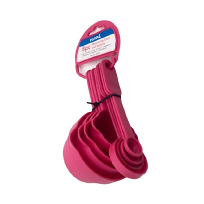 Plastic Measuring Spoon Set Of 8 Pieces