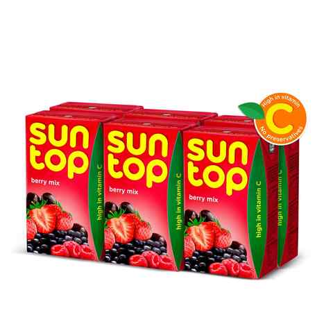اشتري صن توب عصير توت مشكل 250 ملل حزمة من 6 في الامارات