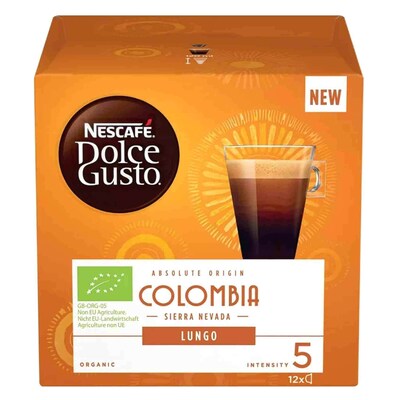 Nescafe Dolce Gusto Cappuccino Round & Silky Roast & Ground Coffee 16  Capsule, 186.4g ((8 Creamer + 8 Coffee))