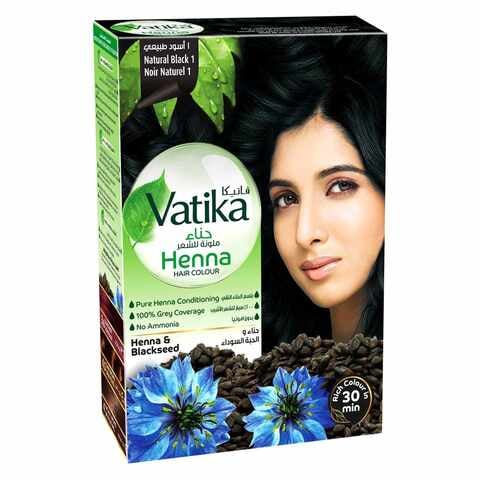Dabur Vatika Henna Hair Colour 1 Natural Black 10g