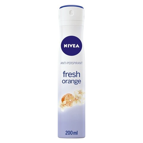NIVEA Antiperspirant Spray for Women, Fresh Orange Scent, 200ml