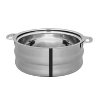 Royalford Galaxy Double Wall Stainless Steel Hot Pot, RF10540, Firm Twist Lock, Strong Handles With Heavy-Duty Rivets, Steel Serving Pot, Steel Chapati Storage Box, Roti Serving Pot, Chapati Dabba