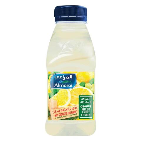 Buy Almarai No Added Sugar Mixed Fruit Lemon Juice 200ml in Saudi Arabia