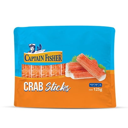 Captain Fisher Crab Sticks Surimi 125GR