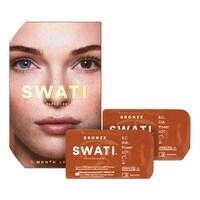 Swati Cosmetics Coloured Bronze 1 Month Contact Lenses