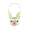 Easter Bamboo Bunny Basket 23cm Assorted