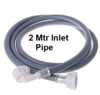 Lavish [ 1- Unit ] 2 Mtr Washing Machine Dishwasher Inlet Pipe Water Feed Fill Hose With 90 Degree Bend