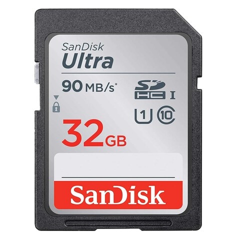 SanDisk Ultra Class 10 SDHC-I 32GB Memory Card Black
