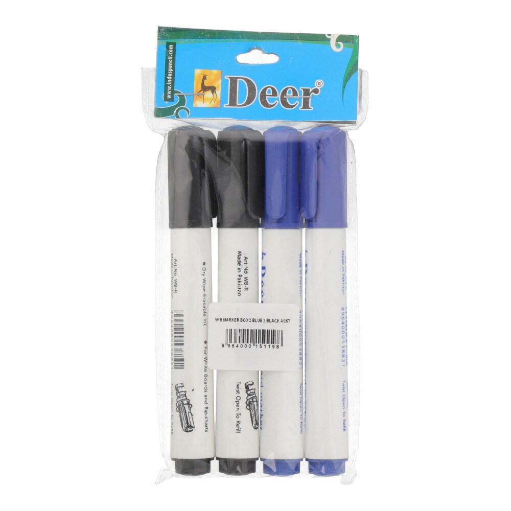 Picasso Whiteboard Marker 12Pcs Box - Black