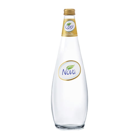 Buy Nova sparkling glass water 750ml in Saudi Arabia