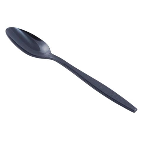 Falcon Plastic Spoons Black 50 PCS