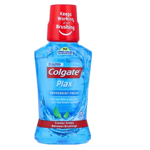 Colgate Plax Peppermint Fresh Liquid Mouthwash 250 ml