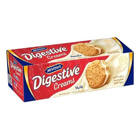McVitie&#39;s Digestive Vanilla Filled Wheat Biscuits 100g
