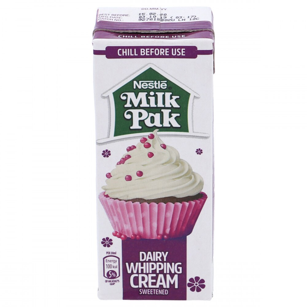 Buy Nestle Milk Pak Dairy Whipping Cream 200ml
