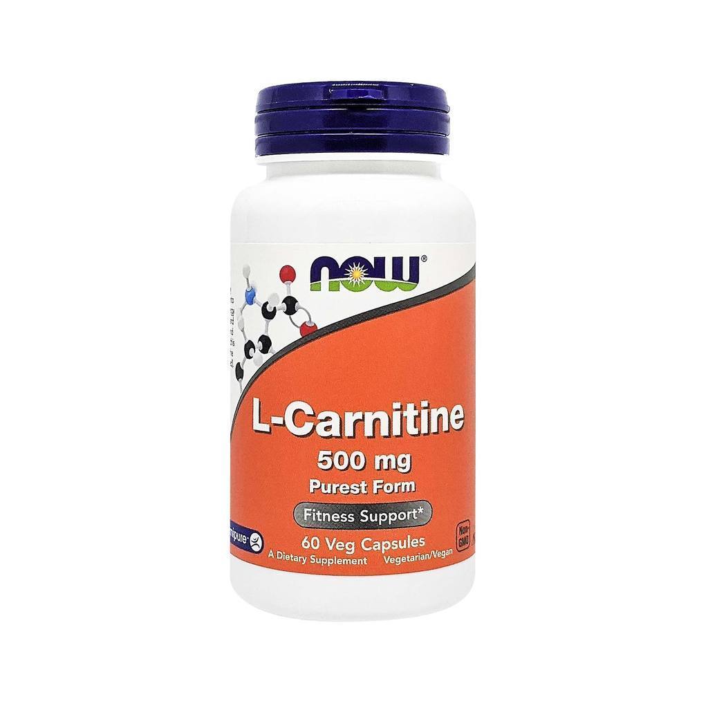 Buy Now Foods LCarnitine 500Mg 60 Veg Capsules Online Shop Health & Fitness on Carrefour UAE