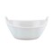 Shallow Porcelain Serving Bowl White 12x10x4.7cm