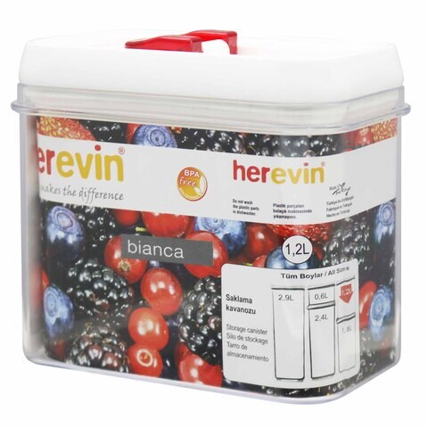 HEREVIN STOR CANISTER WIT HDLE 1.2L
