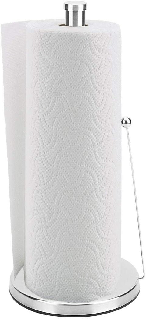 Aiwanto Tissue Paper Holder Tissue Roller Standing Toilet Bathroom Kitchen Home Tissue Holder Storage Tissue(Silver)