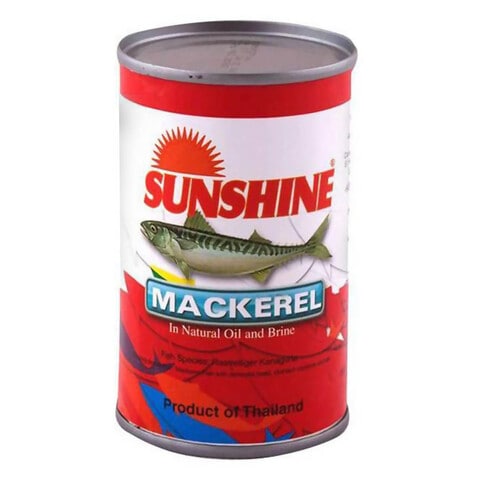 Sunshine Mackerel In Natural Oil - 145 gram