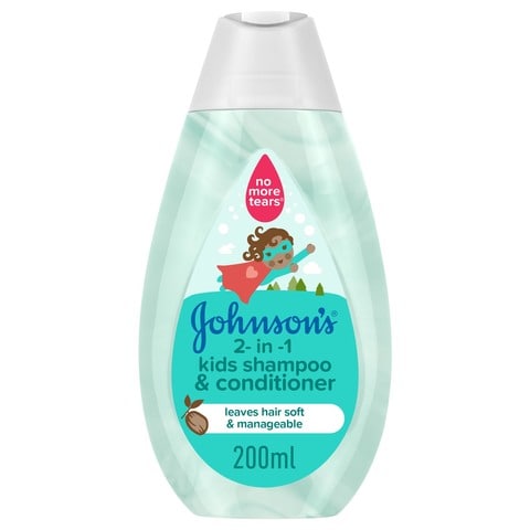 Johnson&#39;s 2-in-1 Kids Shampoo &amp; Conditioner 200ml