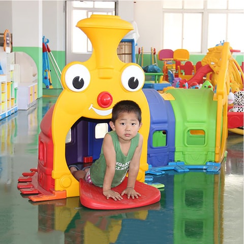 Thickened Plastic Children&#39;s Indoor And Outdoor Toy Tunnel Drill Hole Elf Tunnel Kindergarten