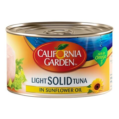 California Garden Light Tuna Solid In Sunflower Oil 185g