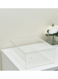 Homesmiths Vanity Customized Product Acrylic Stackable Storage Box Clear