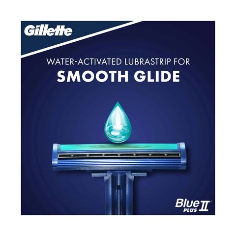 Gillette Blue II Plus Men&rsquo;s Disposable Razors 10 count