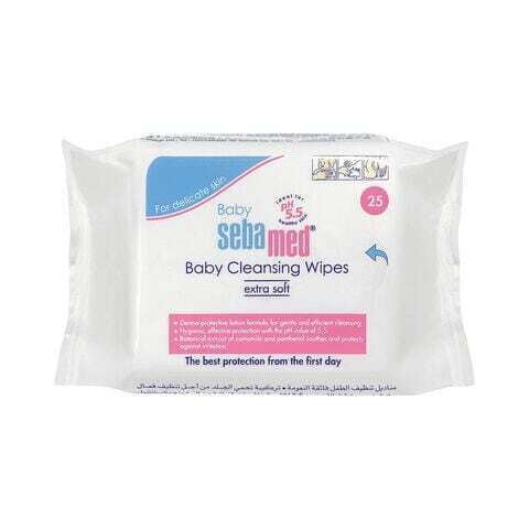 Buy SEBAMED BABY CLEANSING WIPES X25 in Kuwait