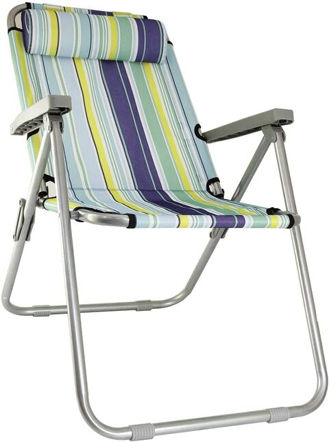 Beach chair best sale with headrest