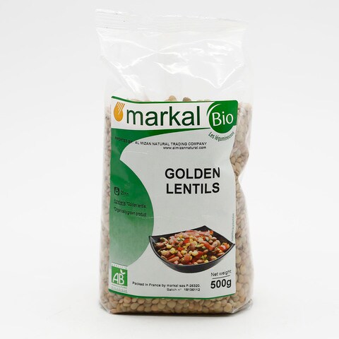 Buy Markal Lentils Golden 500g (Organc) in Saudi Arabia