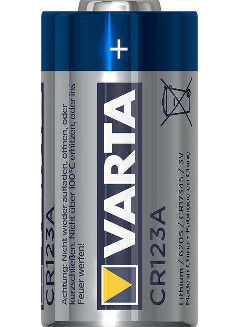 بطاريات Varta Lithium CR 123A [حزمة من 4]