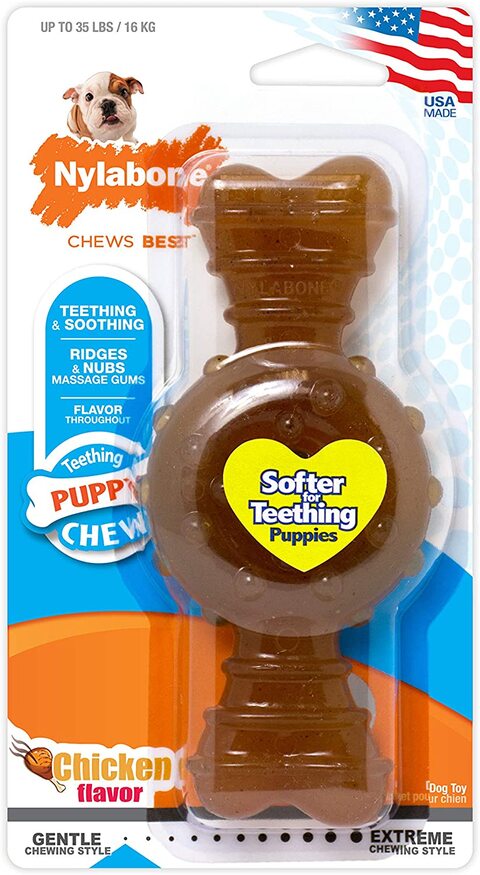 Nylabone Puppy Ring Bone Wolf