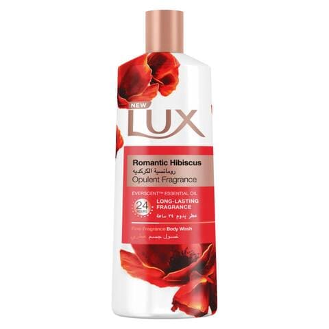 Lux Perfumed Body Wash Romantic Hibiscus For 24 Hours Long Lasting Fragrance 500ml