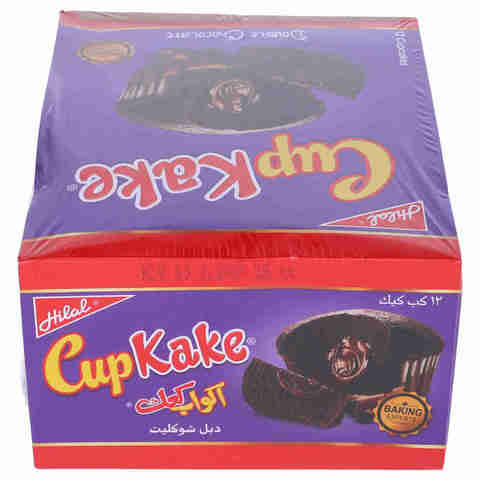 Hilal Cup Kake Double Chocolate Cup Cake (Pack of 12)