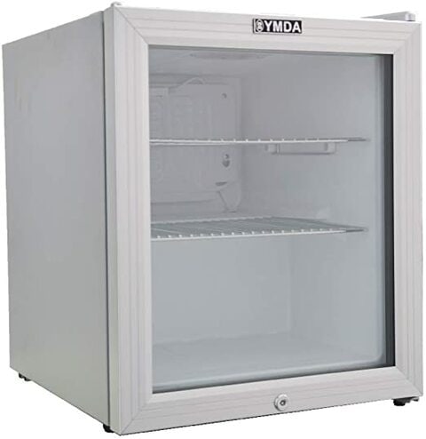 Mini fridge with glass door hot sale and light