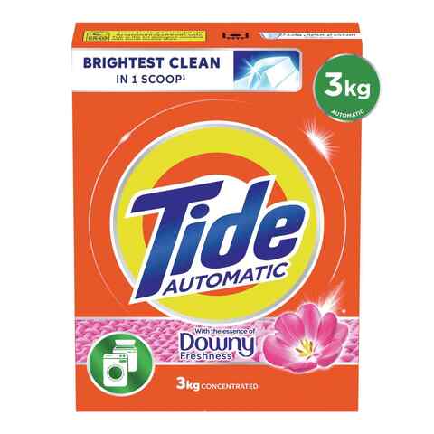 Tide Automatic Laundry Detergent Powder Essence of Downy Stain-free Clean Laundry Tide Washing Powder 1 Pack of 3 KG