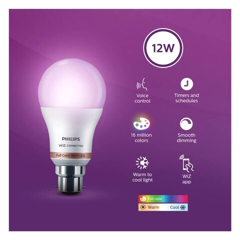 Philips B22 Essential LED Bulb 12W Warm White 1 Piece